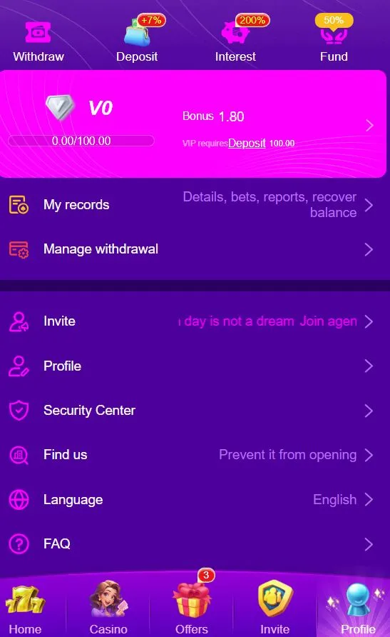 How to Deposit and Withdraw Money From X99 Game showing deposit, withdrawal, wallet bonus, manage withdrawal, and account options on Android