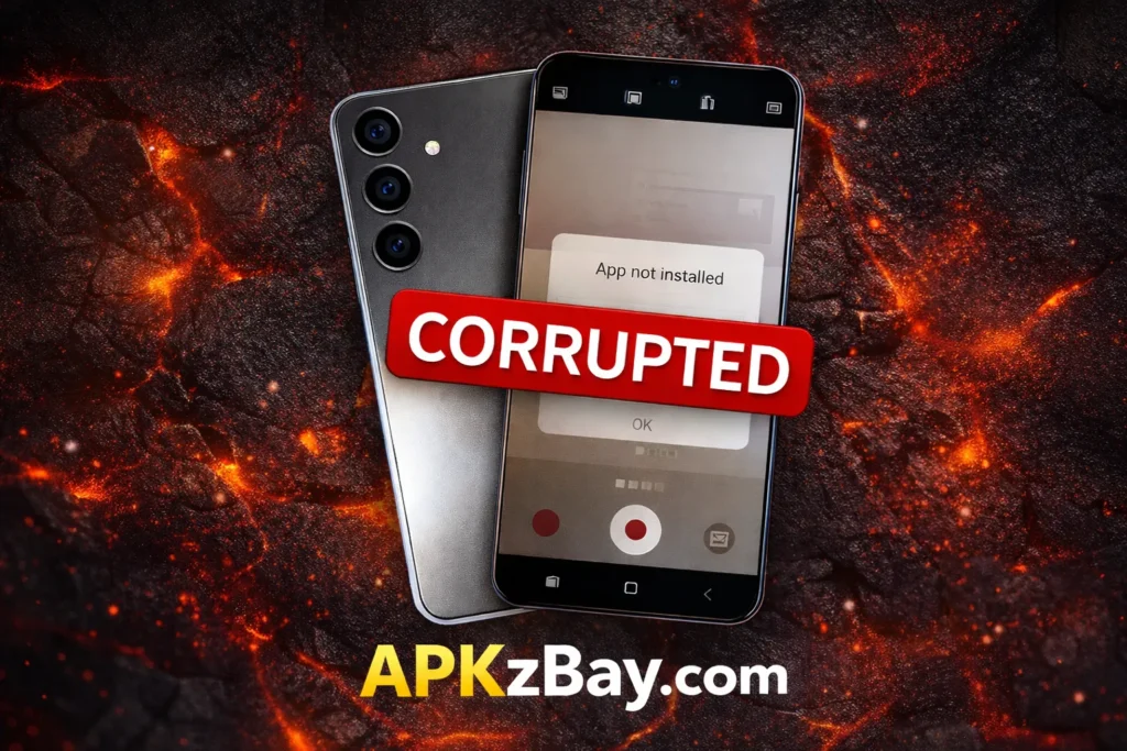 APK file corrupted error fix Android app not installed APKzBay