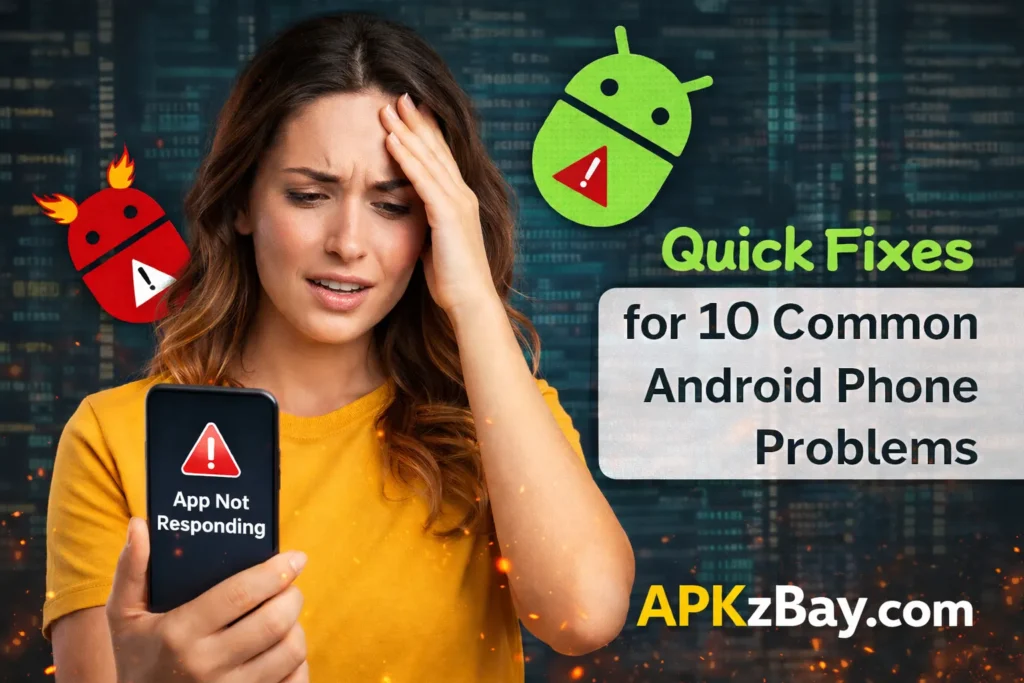 Quick fixes for 10 common Android phone problems app not responding APKzBay