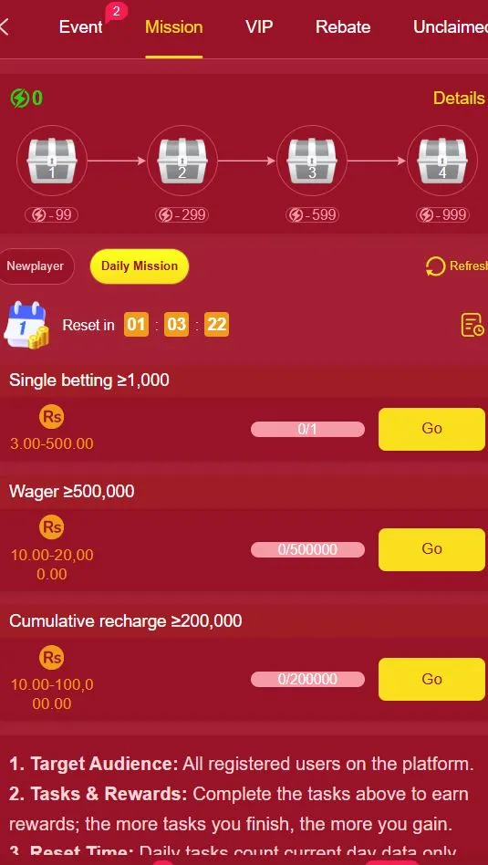 Extra benefits of YK888 Game showing daily mission rewards bonus tasks and earning opportunities