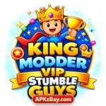King Modder VIP Stumble Guys Logo – APKzBay Official
