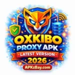 Oxkibo Proxy APK Latest Version 2026 Logo – Official APKzBay Design