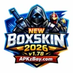 New BoxSkin 2026 v1.78 APK Logo – Official APKzBay.com Gaming Tool