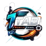 1Tab Mobile Panel futuristic blue gaming logo