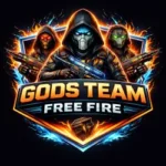Gods Team Free Fire v5 APK Logo 2026 – Gaming Shield Design