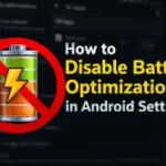 How to Disable Battery Optimization in Android Setting